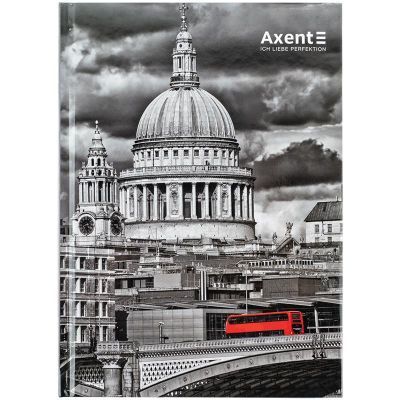 Книга записная твердая обл. А5, 96 л., клет., Red&Black Bus