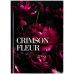 Книга записная твердая обл. А5, 96 л., клет., Crimson fleur Книга записная твердая обл. А5, 96 л., клет., Crimson fleur