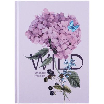 Книга записная твердая обл. А5, 96 л., клет., Wild