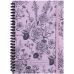 Блокнот на спирали карт. обл., А5, 80 л., кл.,OS, Pink Roses