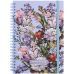 Блокнот на спирали карт. обл., А5, 80 л., кл.,OS, Spring flow