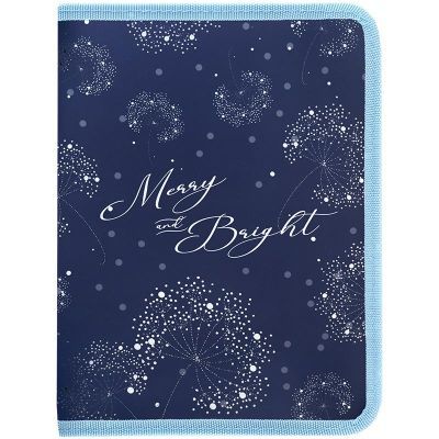 Объемная папка на молнии А5+ Flower Symphony-4