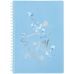 Блокнот на спирали пласт. обл., А5, 80 л., кл., Flower Sym 2 Блокнот на спирали пласт. обл., А5, 80 л., кл., Flower Sym 2