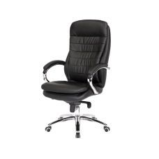 Крісло АКЛАС Валенсія MB XY-7340 (Шкіра LC-A Black/PU Black)