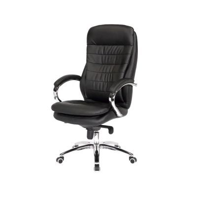 Крісло АКЛАС Валенсія MB XY-7340 (Шкіра LC-A Black/PU Black)