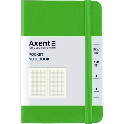 Книга записная Partner 95х140 96л клетка салатовый (8301-04-A)