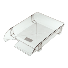 Лоток пластиковый горизонтальный., дымчатый