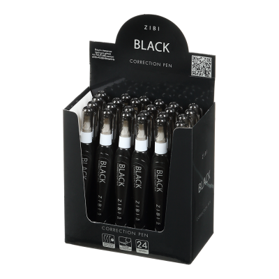 Корректор-ручка BLACK 5 мл, металлический наконечник