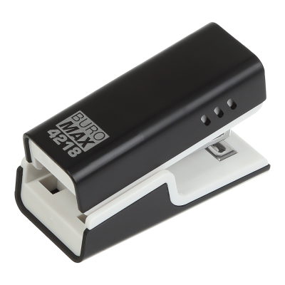 Степлер пластиковий , 20 арк.,міні (скоби №24; 26), 67.4x32.2x43.1 мм, черний