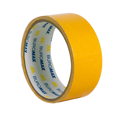 Клейкая лента двухсторонняя на тканевой основе, 36мм х 5м.