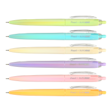 Ручка масляна автоматична PEARL, 0,7 мм, ассорті корпусів, сині чорнила Ручка масляна автоматична PEARL, 0,7 мм, ассорті корпусів, сині чорнила