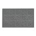 Коврик придверный Eco Fabric 45*75 см Листья без кромки, серый (4575-005)