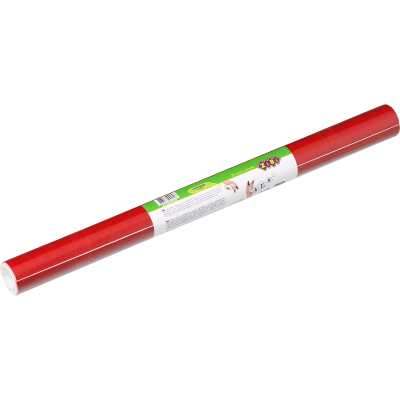 Пленка самоклеющаяся для книг (33см*1,2м), красная, KIDS Line