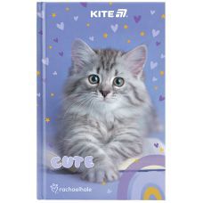 Книга записная твердая обложка А6, 80л., кл., RH