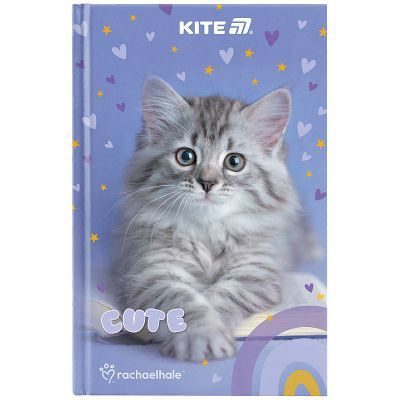 Книга записная твердая обложка А6, 80л., кл., RH