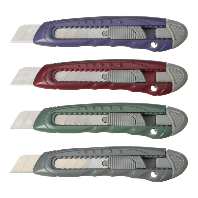 Ніж канцелярський, MORANDI STYLE , асорті 18 мм, пластиковий корпус,