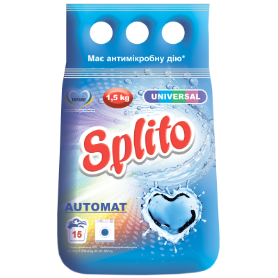 Порошок пральний авт. універсал 1500г, Splito