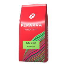 Кофе в зёрнах 1000г, CAFFE CUBA LIBRE с клапаном, FERARRA