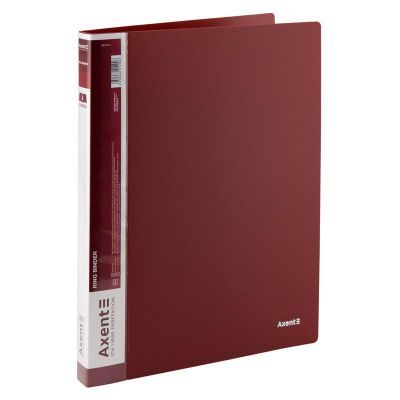 Папка на 2-х кольцах, 25 мм, бордовая