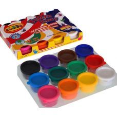 Пальчиковые краски CLASS 7638 12 цветов, 360 мл