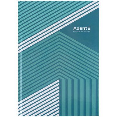 Книга записная А4, 96 л., кл., Lines, green