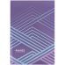 Книга записная А4, 96 л., кл., Lines, сиреневая Книга записная А4, 96 л., кл., Lines, сиреневая