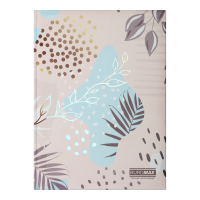 Записная книжка TRACERY, А5, 80 л., клетка, твердая обложка, мат. ламинация с поролоном, св.-розовая