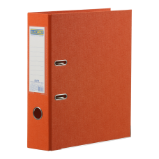 Папка-регистратор А4 двухсторонняя 70мм оранжевый сборная