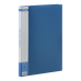 Папка пластиковая с скоросшивателем, A4, синяя