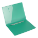 Папка пластиковая с скоросшивателем, A4, зеленая