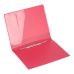 Папка пластиковая с скоросшивателем, A4, красная
