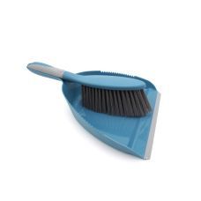 Набор совок и щетка Eco Fabric SOFT TOUCH PREMIUM сине-серый (EF-2418B)