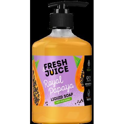 Мило рідке Fresh Juice 460мл Royal Papaya New