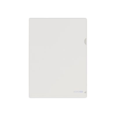 Папка-уголок А4 фактура глянец полупрозрачная