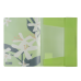 Папка А4 на гумках, PLUMERIA ARABESKI, напівпрозора, салатова