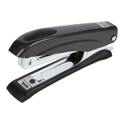 Степлер металический МЕТАЛЛИК, 12л., (скобы №10), 110x25x45мм, черный