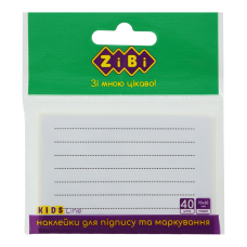 Наклейки для підпису та маркування 90x60 мм, 40 шт, KIDS Line