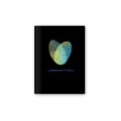 Блокнот "UA", А5, тверда обкл., 80 арк., кліт.