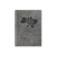 Блокнот "UA", А5, пластикова обкл., спіраль, 60 арк., клітинка Блокнот "UA", А5, пластикова обкл., спіраль, 60 арк., клітинка