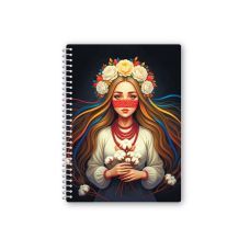 Блокнот "UA", А5, пластикова обкл., спіраль, 60 арк., клітинка Блокнот "UA", А5, пластикова обкл., спіраль, 60 арк., клітинка