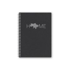 Блокнот "UA", А5, пластикова обкл., спіраль, 60 арк., клітинка Блокнот "UA", А5, пластикова обкл., спіраль, 60 арк., клітинка