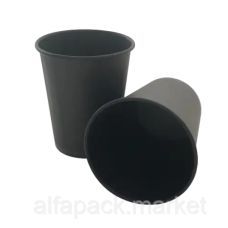 Стакан паперовий 110 мл, Total BLACK 50 шт/уп