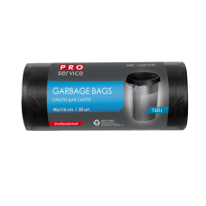 Пакеты для мусора, п/е, 90*110, 24 мкм, черные, LD, 160л/10шт (10шт/ящ) Пакеты для мусора, п/е, 90*110, 24 мкм, черные, LD, 160л/10шт (10шт/ящ)