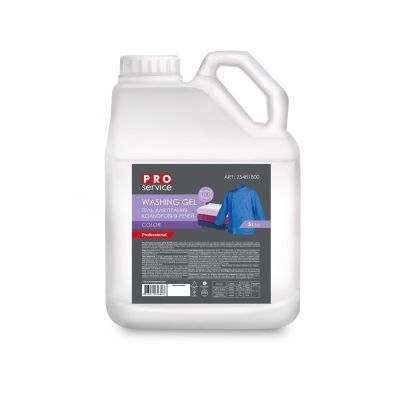 Гель для прання кольорових тканин, універс., COLOR 5л (4 шт/ящ) PRO SERVICE