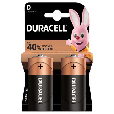 Елемент живлення (батарейка) DURACELL D/ LR20 /MN1300 KPN