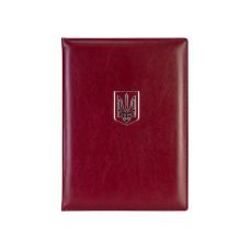 Папка до підпису тиснення "ГЕРБ (тризуб)", Nebraska, бордо