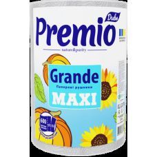 Рушник целюлозний "Диво Premio GRANDE MAXI", по 1 рул., на гільзі, 2-х шар., білий
