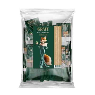 Чай трав'яний 100г (2г*50), кадді-пакет, «Mint Harmony» GRAFF