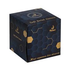 Серветки косметичні 200х200 мм, 80 шт., 2-х шарів, білі Parus