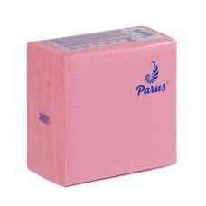 Серветки столові паперові 33х33 см, 100 шт., в п/п упаковці, рожеві Parus Серветки столові паперові 33х33 см, 100 шт., в п/п упаковці, рожеві Parus